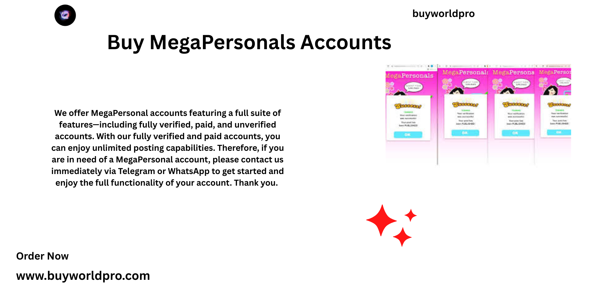 buy megapersonals accounts