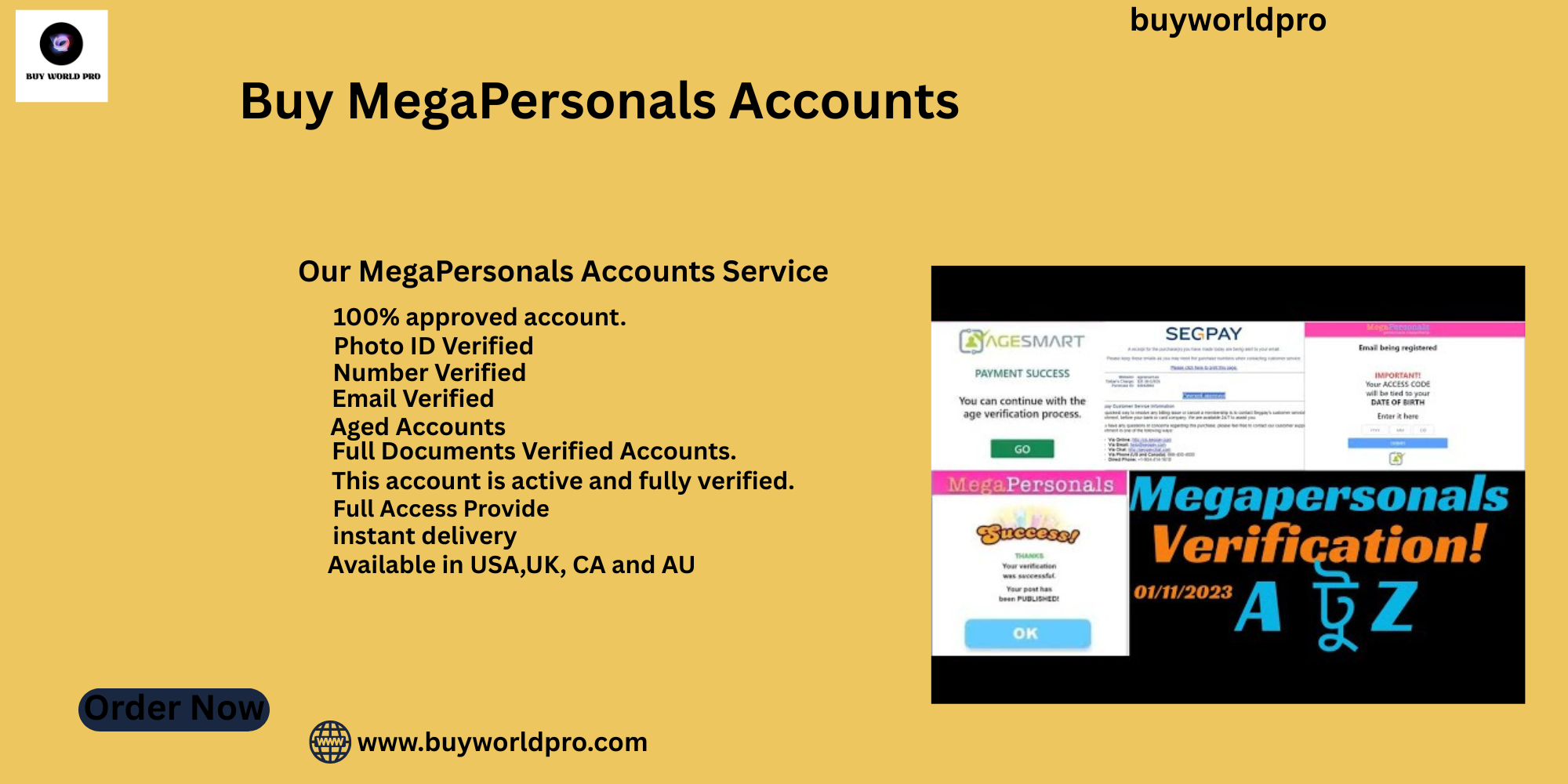 buy megapersonals accounts